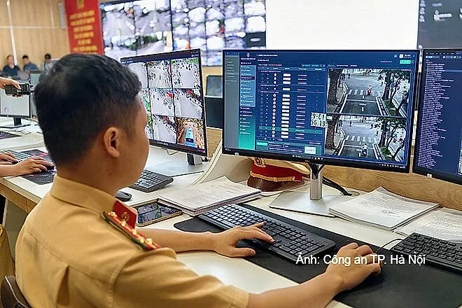 Camera AI ở Hà Nội phát hiện hơn 18.000 trường hợp vi phạm giao thông