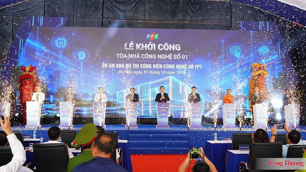 Khởi công tòa nhà đầu tiên tại Khu đô thị Công viên công nghệ số FPT