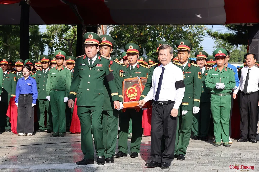 Cần Thơ truy điệu, an táng 120 hài cốt liệt sĩ được tìm kiếm, quy tập
