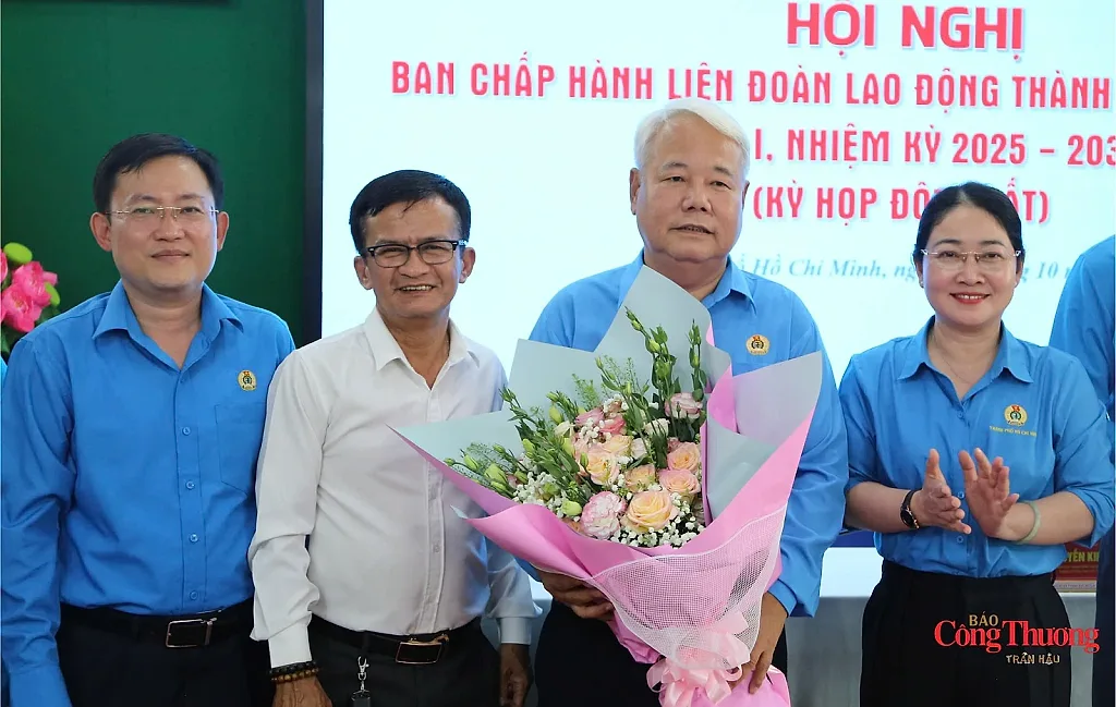Ông Võ Khắc Thái đắc cử Chủ tịch Liên đoàn Lao động TP. Hồ Chí Minh