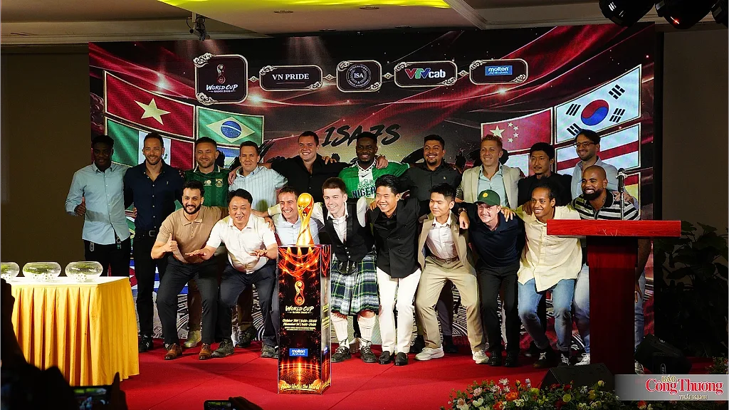 20 đội tuyển góp mặt tại Giải bóng đá 7 người quốc tế ISA 7s World Cup 2026