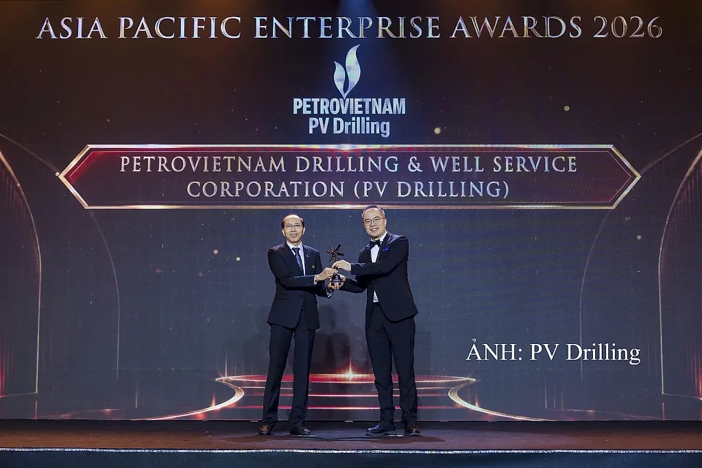 PV Drilling được APEA 2026 vinh danh 'Doanh nghiệp quản trị bền vững và minh bạch'