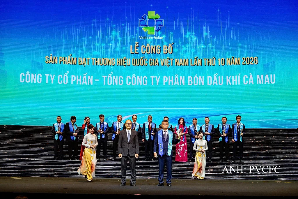 Phân bón Cà Mau: 15 năm một hành trình - tự hào 7 lần liên tiếp đạt Thương hiệu quốc gia