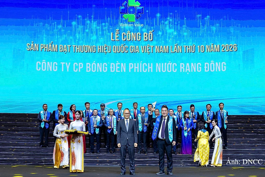 Rạng Đông được vinh danh Thương hiệu quốc gia Việt Nam 2026