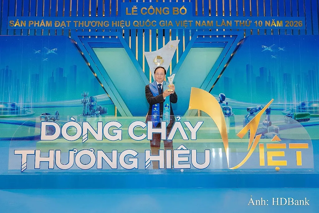 HDBank tiếp tục khẳng định vị thế Thương hiệu quốc gia