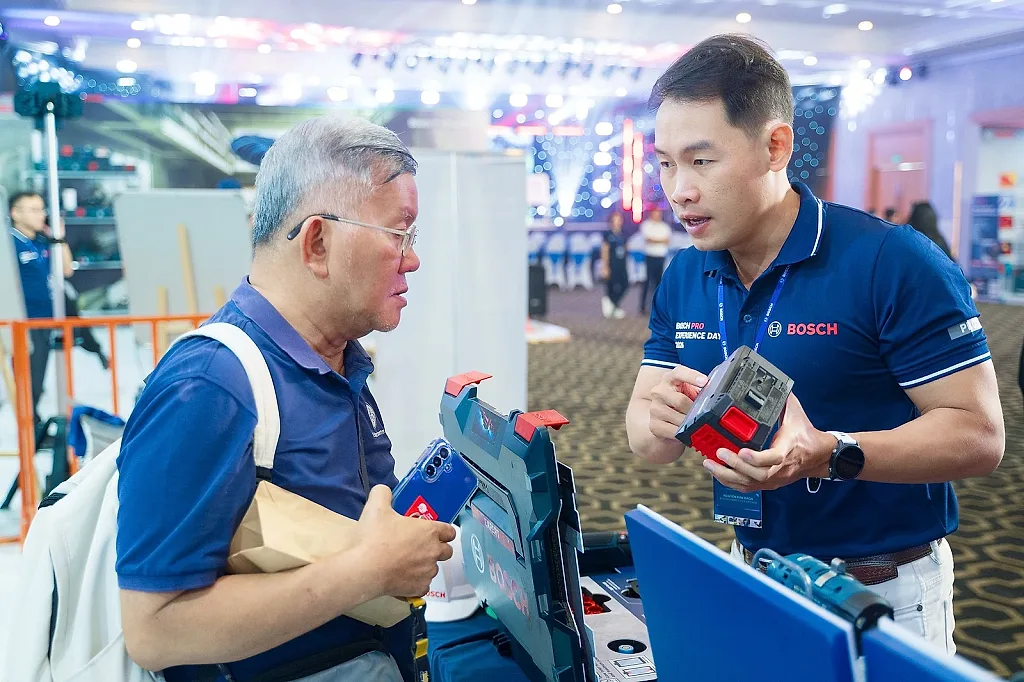 Bosch giới thiệu các giải pháp công nghệ giúp người dùng chuyên nghiệp làm việc hiệu quả hơn