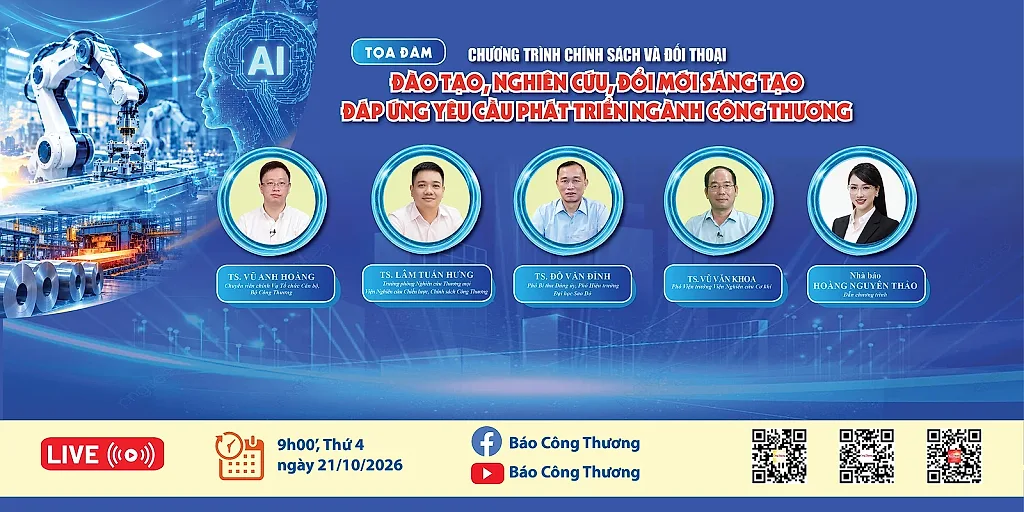 Tọa đàm ‘Đào tạo, nghiên cứu, đổi mới sáng tạo đáp ứng yêu cầu phát triển ngành Công Thương’