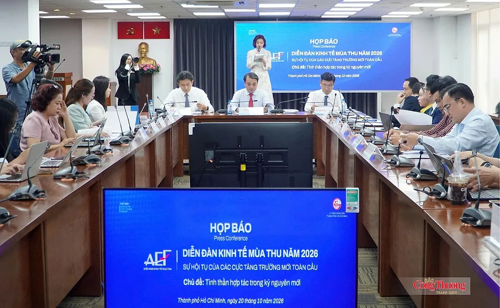 Diễn đàn Kinh tế Mùa thu 2026 kết nối các cực tăng trưởng mới toàn cầu