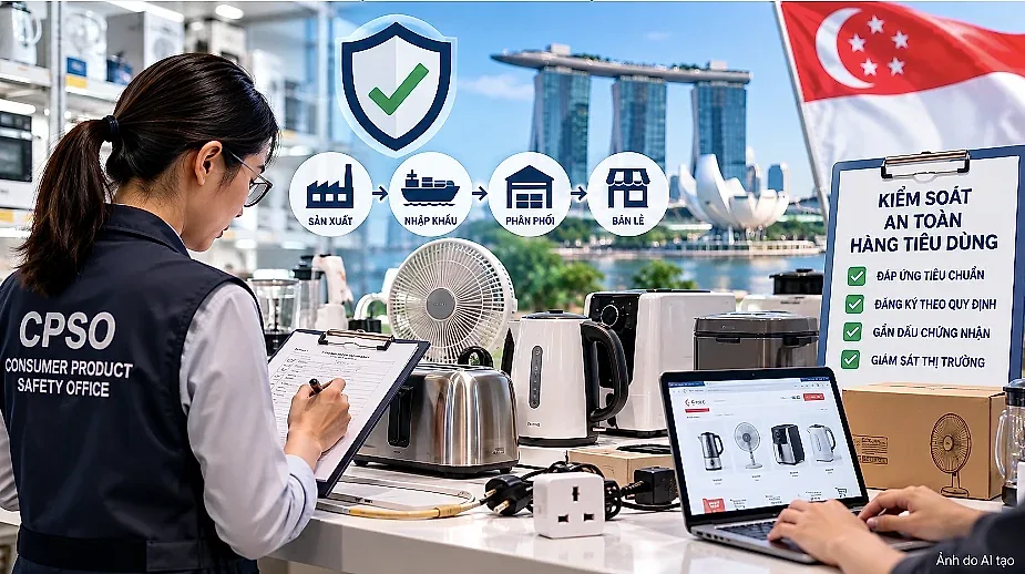 Kiểm soát hàng hóa tiêu dùng: Kinh nghiệm từ Singapore