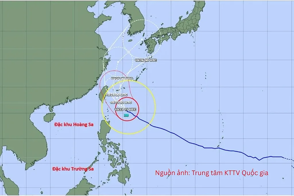 Siêu bão Champi suy yếu, không đi vào Biển Đông