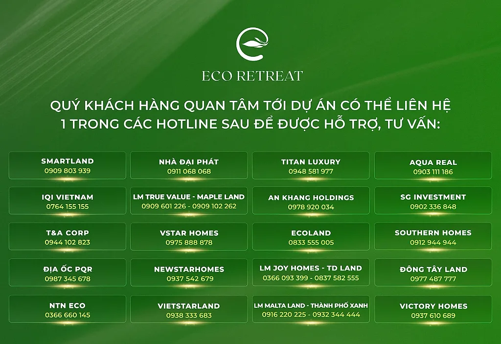 Hotline Eco retreat Long AN